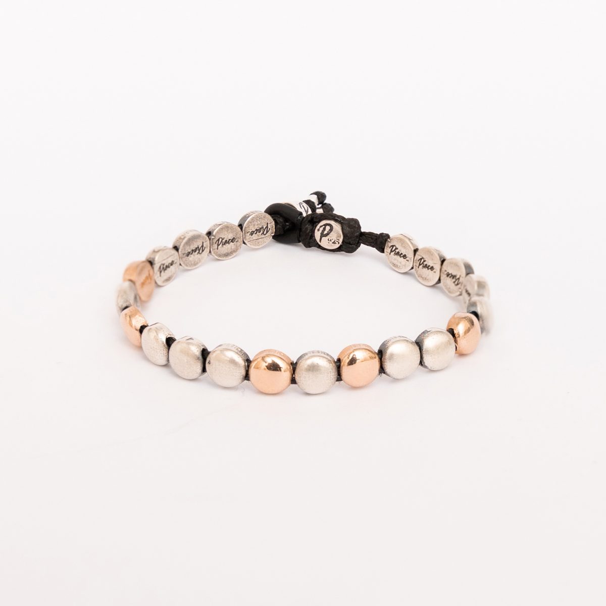 Silver coins two tone rosegold - Image 2